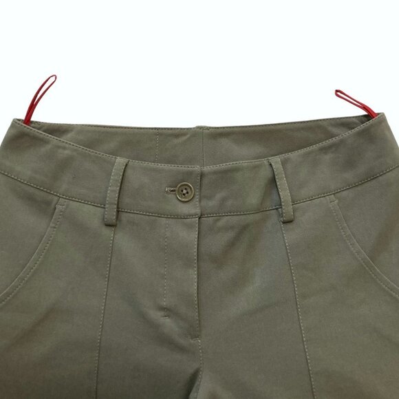 Vintage PRADA SPORT Army Green Straight Leg Utility Cargo Pants Y2K - Picture 4 of 12